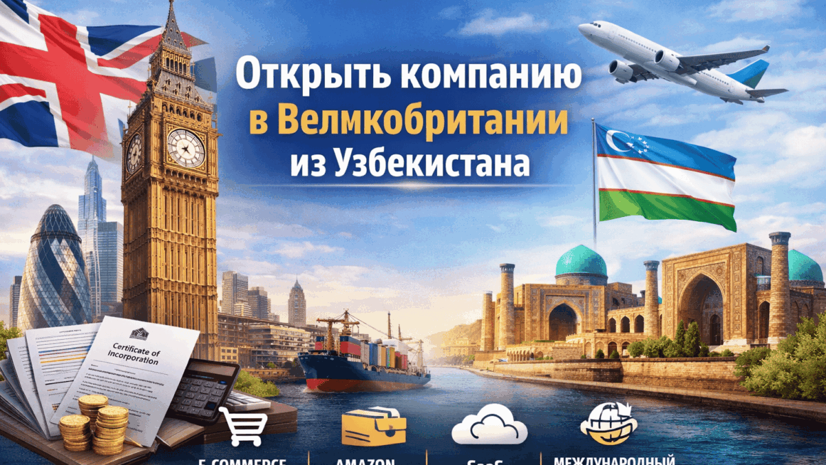 открыть компанию в Великобритании из Узбекистана
