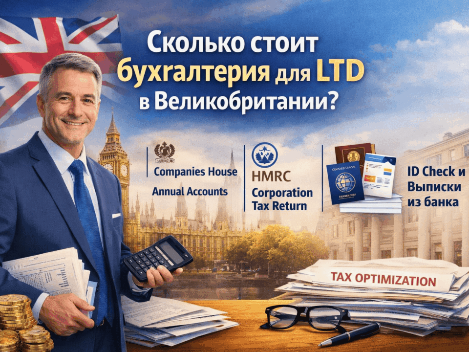 сколько стоит бухгалтерия для ltd в великобритании