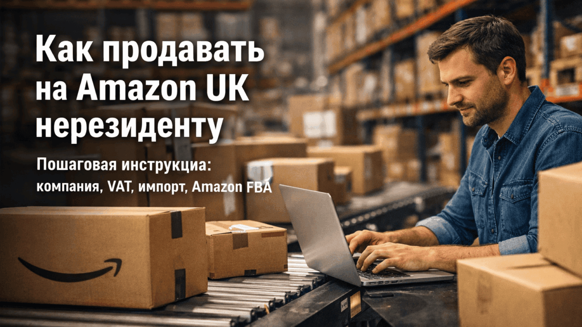 как продавать на amazon uk нерезиденту
