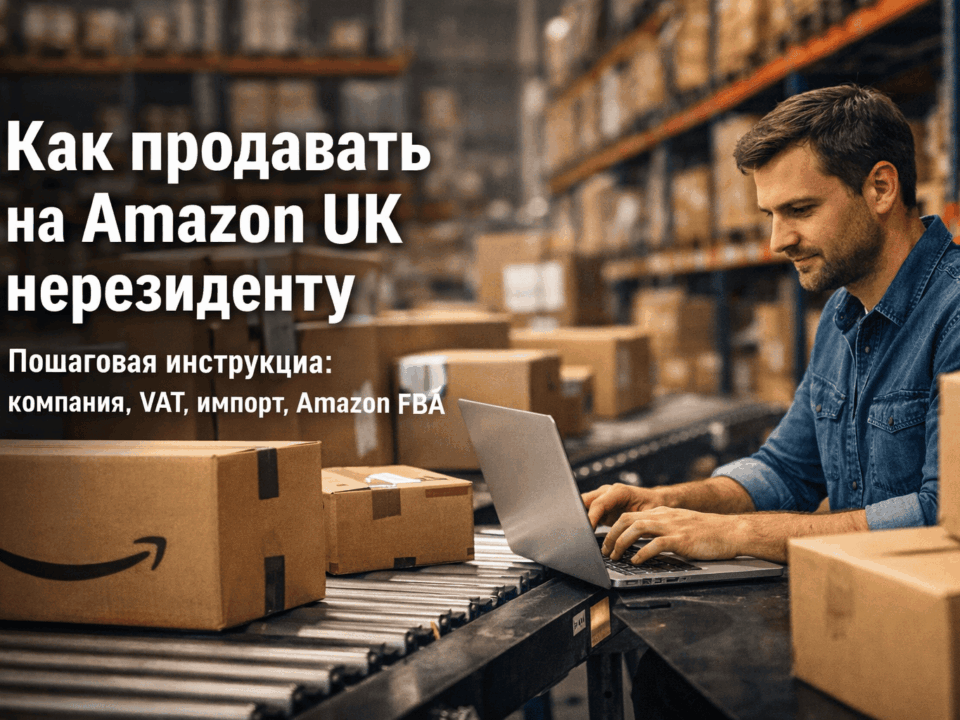 как продавать на amazon uk нерезиденту