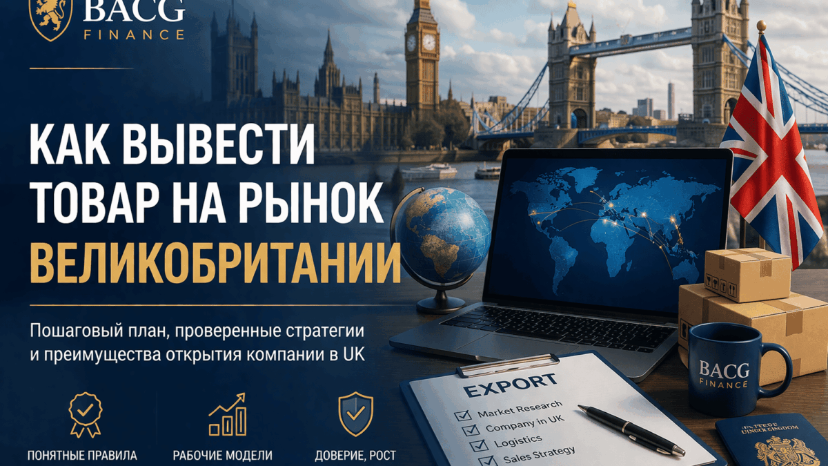 как вывести товар на рынок Великобритании