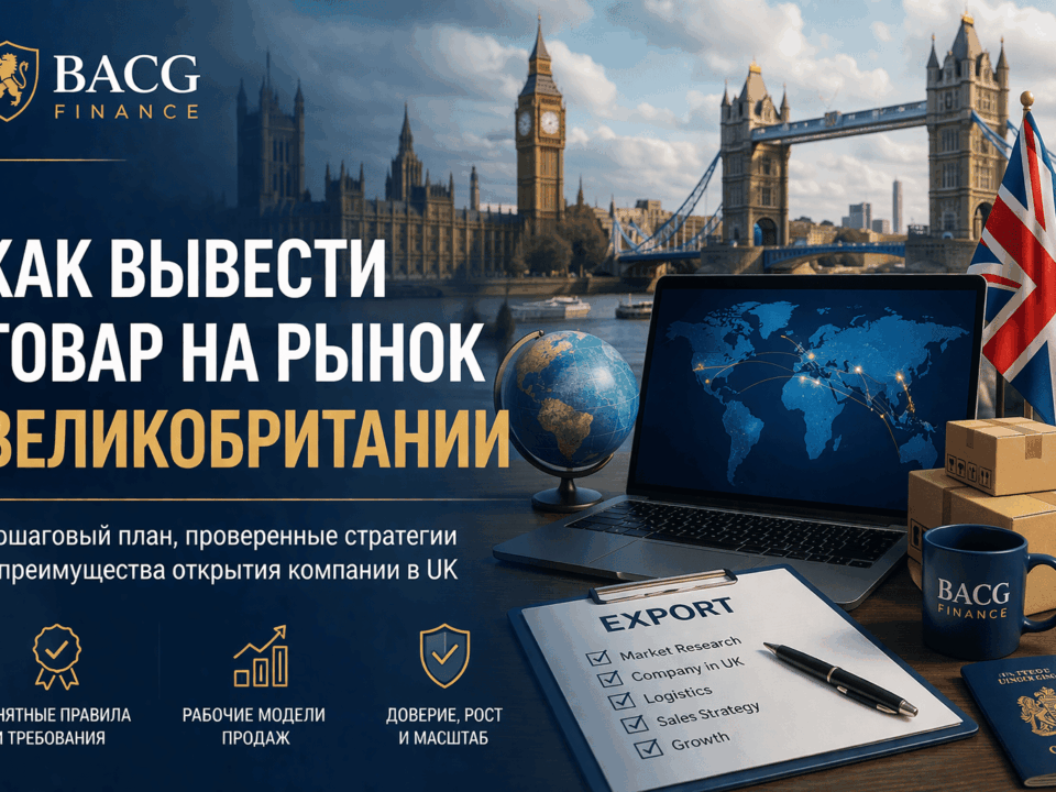 как вывести товар на рынок Великобритании