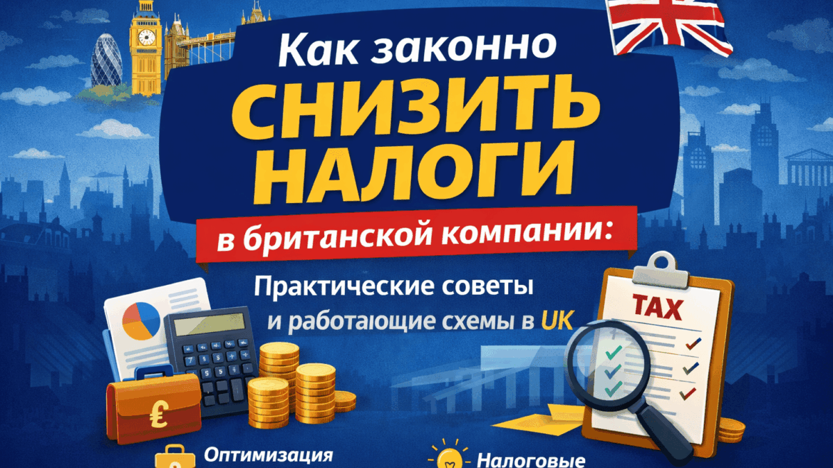 как снизить налоги в Англии
