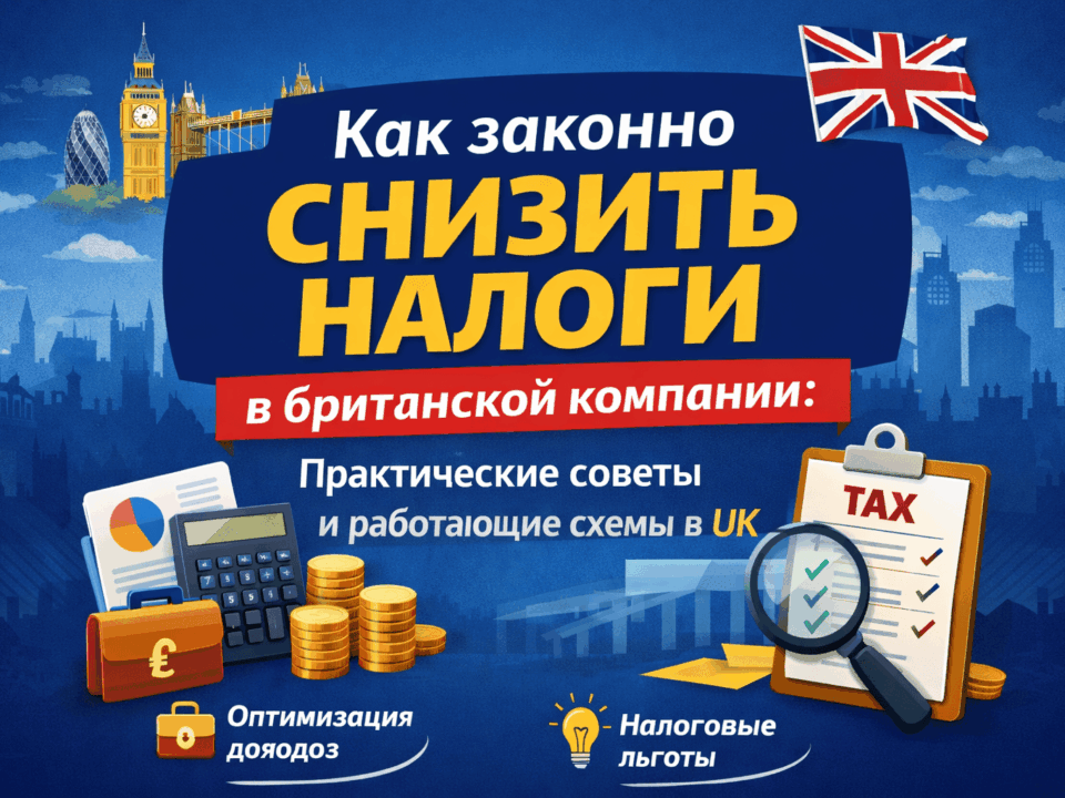 как снизить налоги в Англии