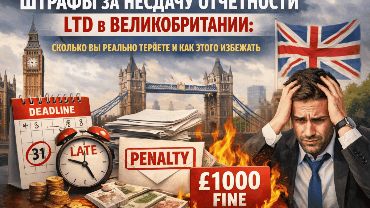 штрафы за несдачу отчетности ltd в великобритании