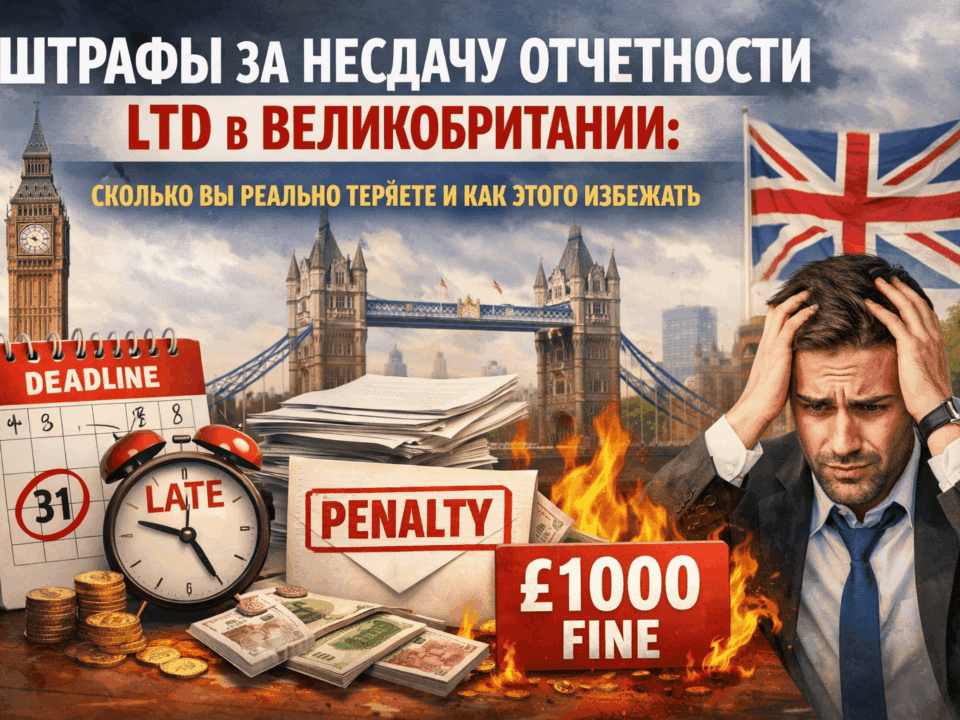 штрафы за несдачу отчетности ltd в великобритании