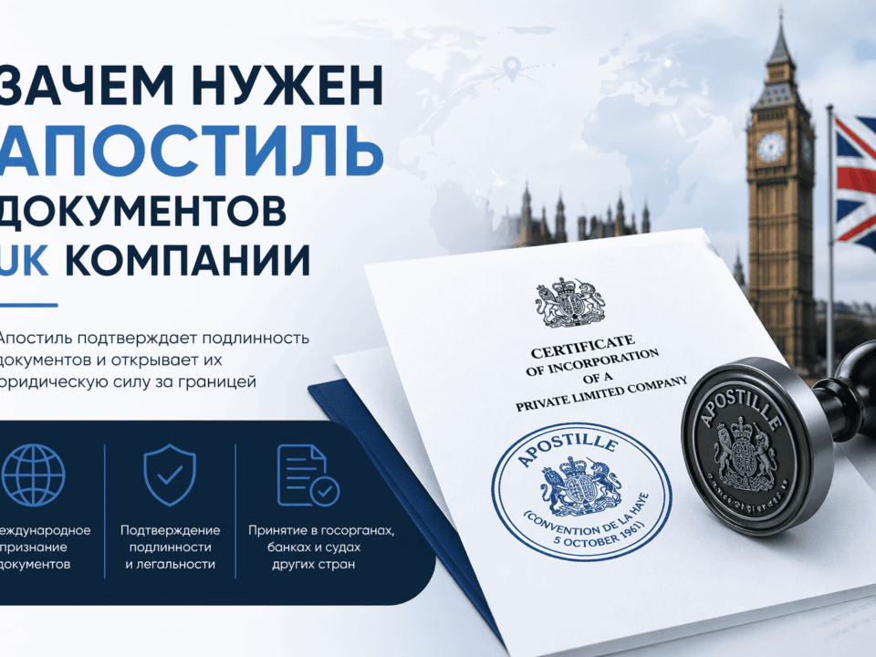апостиль документов UK компании