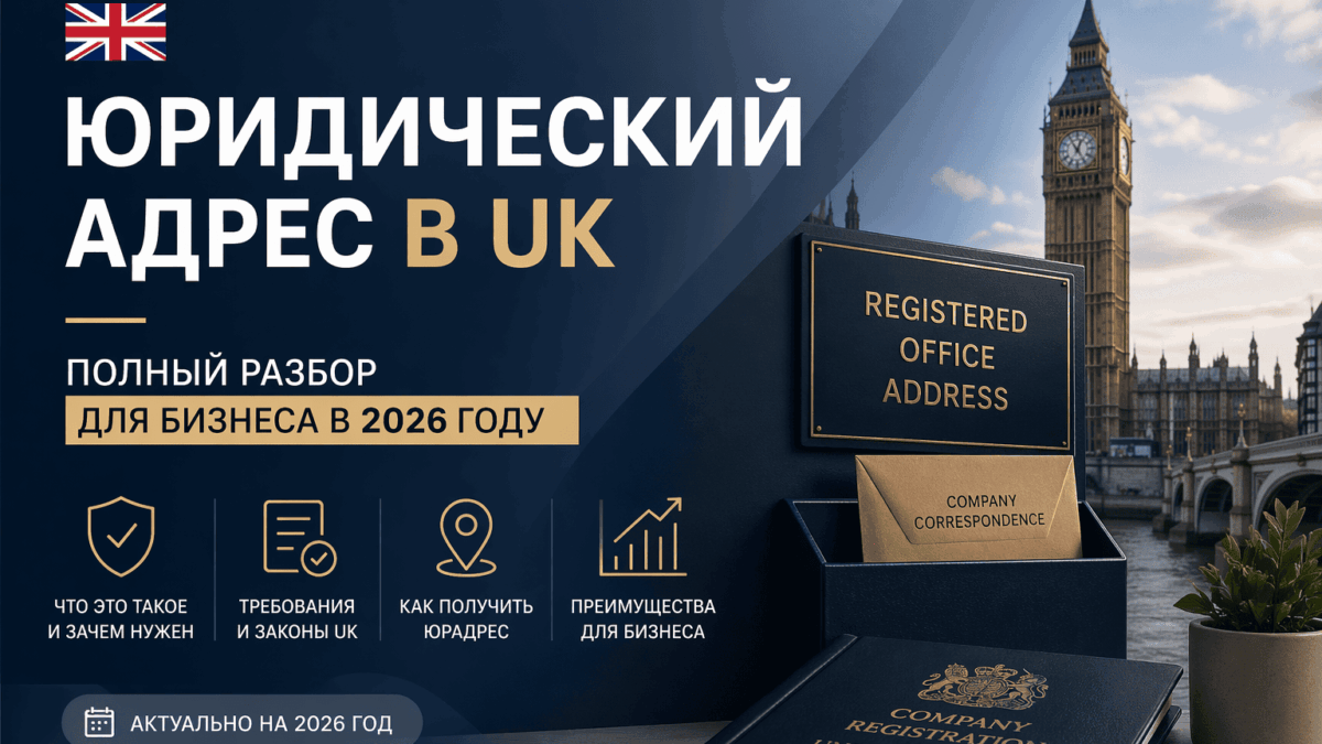 юридический адрес в UK для компании