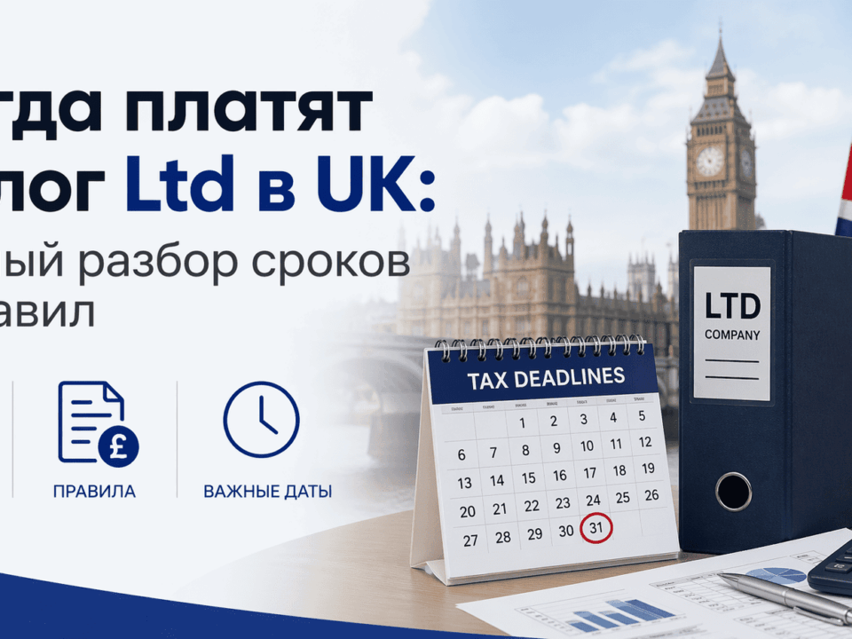 когда платят налог Ltd в UK